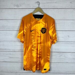 Netherlands 2022 World Cup Nike Soccer Jersey XL